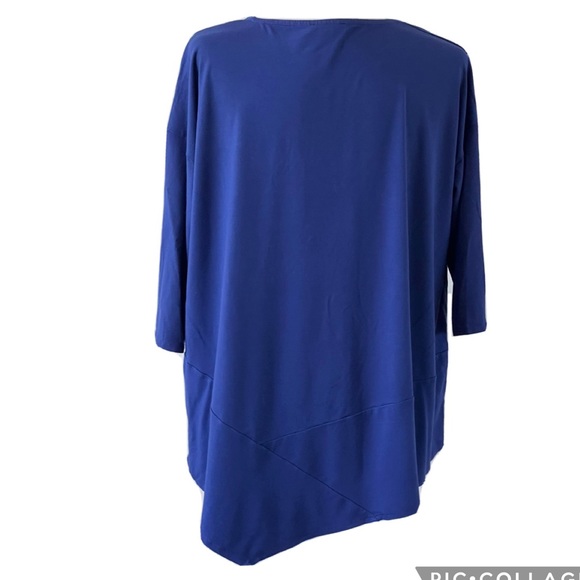 Eileen Fisher Women’s Blouse Medium Asymmetric Tunic - Picture 3 of 10